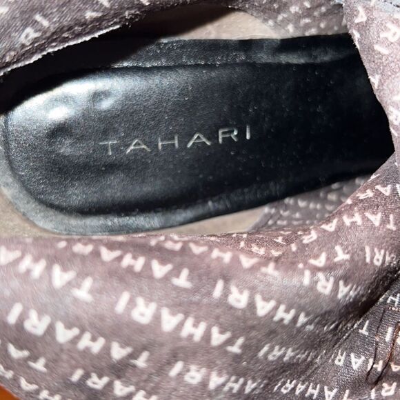 Tahari Black Suede Tall Boots Size 9 1/2 M - Picture 7 of 8